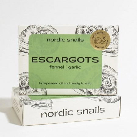 Escargot Fennikel Hvitløk 110g, Nordic Snails