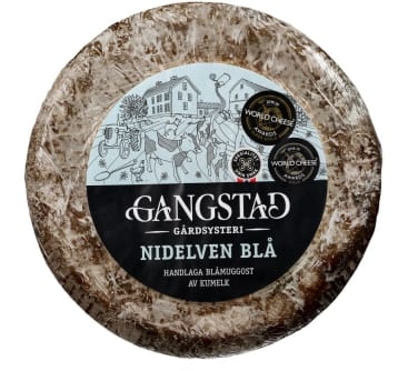 Gangstad Nidelven blå, verdens beste ost 2023