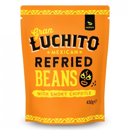 Refried chilpotle beans 430gr