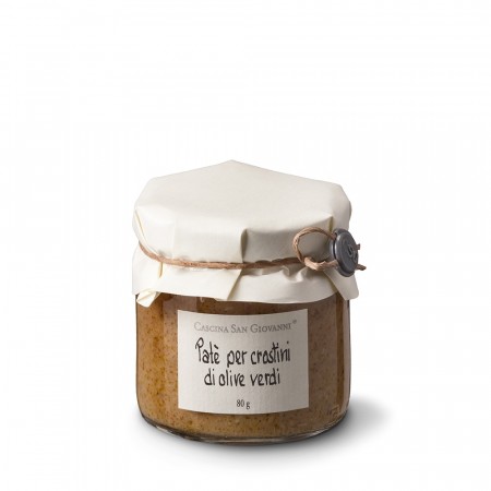 Grønn oliventapenade fra Piemonte, 180g
