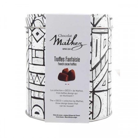 Franske sjokoladetrøfler m/ lakris, 250g - Mathez
