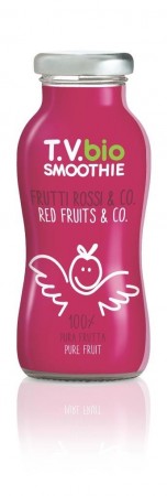 Økologisk smoothie med røde frukter ml. 200