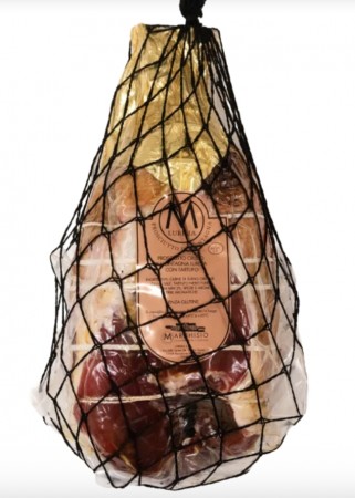 Prosciutto Crudo di Montagna Lurisia med svart trøffel, skåret i skiver hos Smakslykke