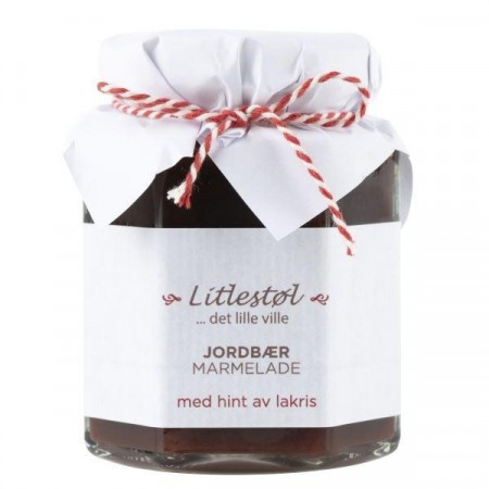 Jordbærmarmelade med lakris og lime, Litlestøl Stavanger