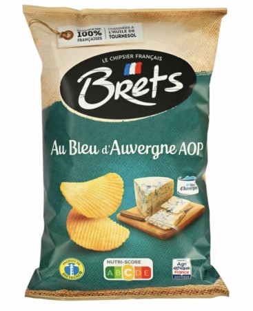Brets potetchips m/Bleu D'Auvergne 125 g