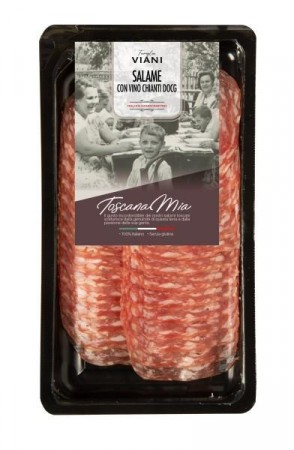 Salame al vino Chianti sliced 70g