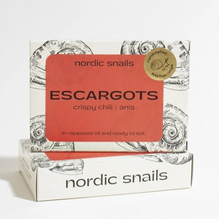 Escargot Crispy Chili Anis 110g, Nordic Snails