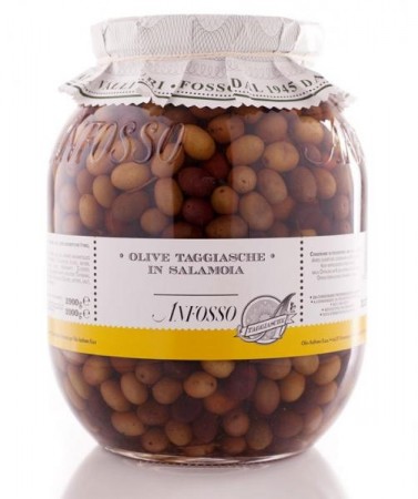 Anfosso sorte Taggiasca Oliven med stein 3100ml