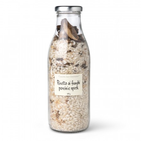 Risotto ai funghi porcini e speck 400g
