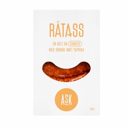 Råtass Chorizo 300g, Ask gård Jevnaker