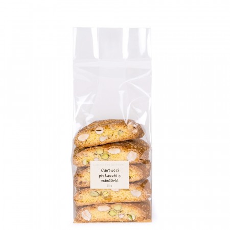 Cantucci med pistasjnøtter og mandler 200g