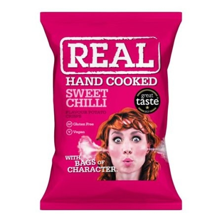 Real Crisps Sweet Chilli 150g
