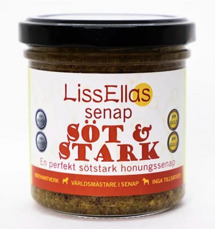 Søt & Sterk sennep 150g, LissEllas