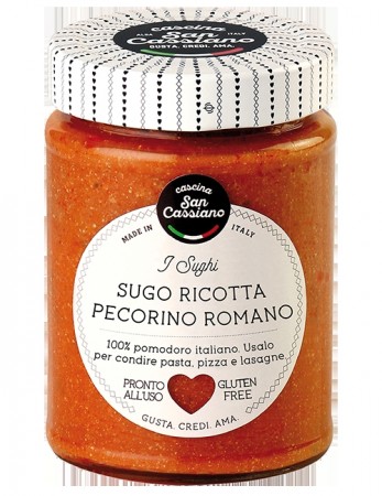 Tomatsaus med Ricotta og Pecorino Romano DOP, 290g