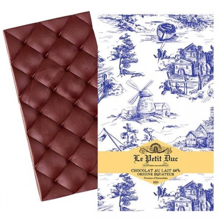 Økologisk melkesjokolade, 70g - Le Petit Duc