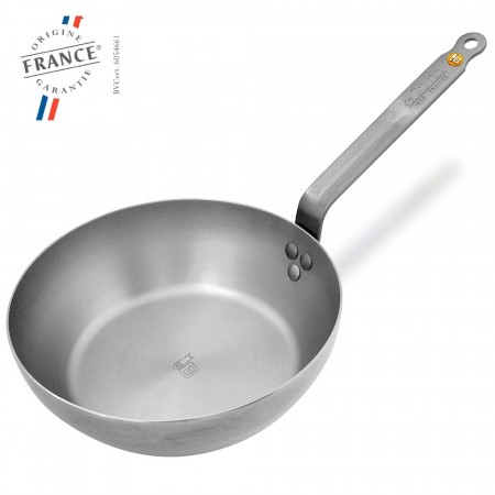de Buyer - Mineral B Element - Rund høy stekepanne, ø24cm