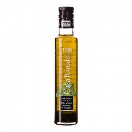 Olivenolje extra virgin med basilikum, 250ml