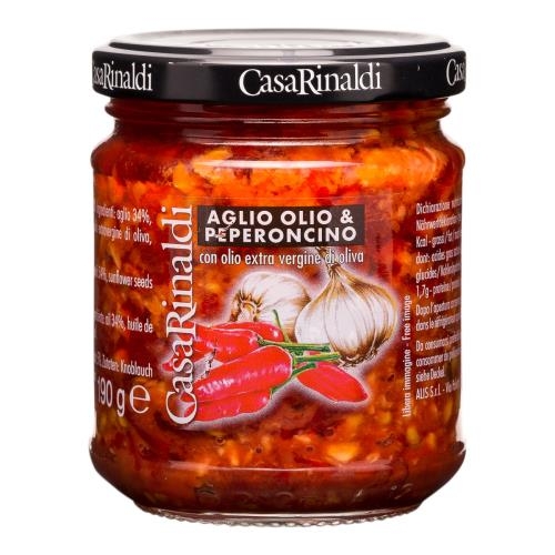 Chili og hvitløksolje